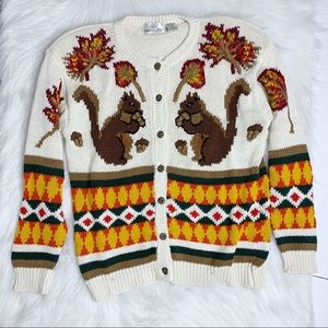 Vintage Woodland Cardigan Sweater